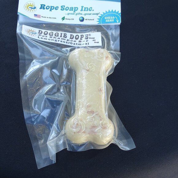 Doggie Dope Pet Shampoo Bar - Lemon grass/Oatmeal - Picture 1 of 3